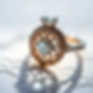Highlighting Intricate Designs Close-up of a wedding ring with intricate craftsmanship