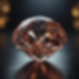 Showcasing a stunning natural diamond in a luxurious setting