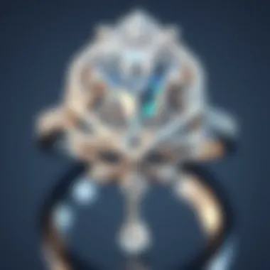 Elegant white gold jewelry showcasing its shine and luster