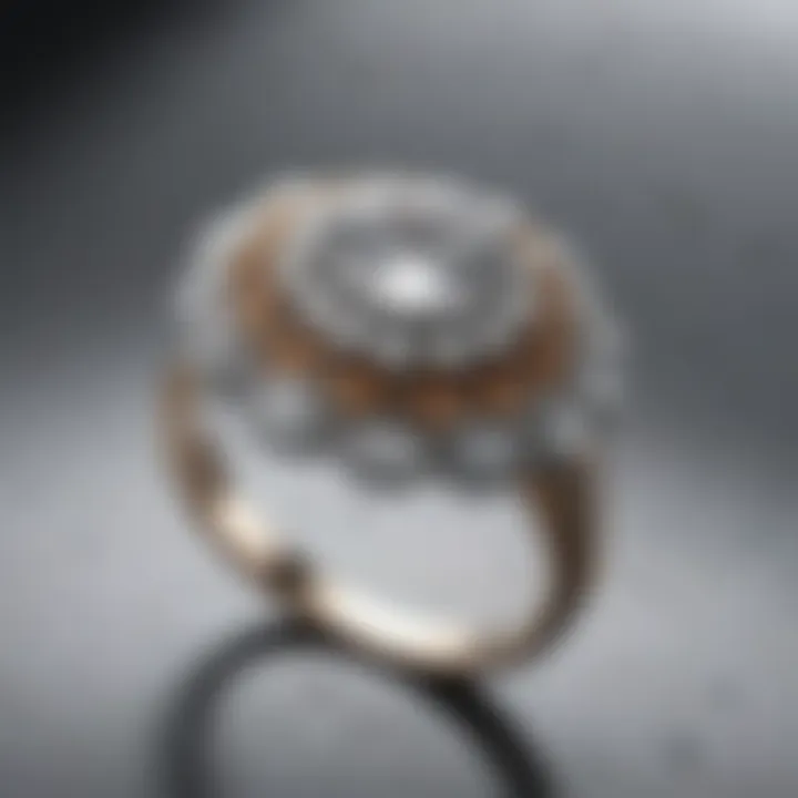 Wide Band Diamond Cluster Ring Origins