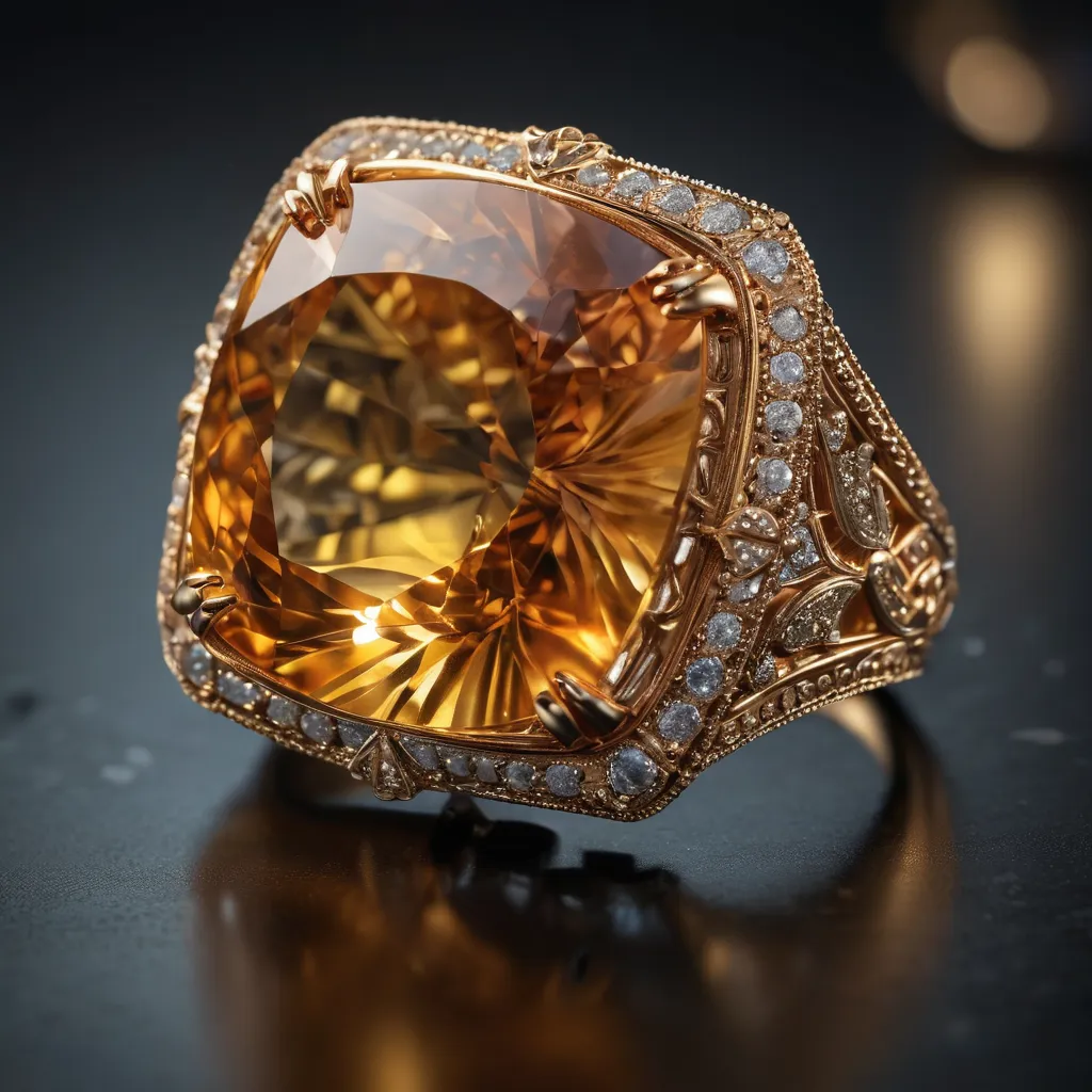 The Allure of Citrine Crystal Rings: A Gemstone Journey